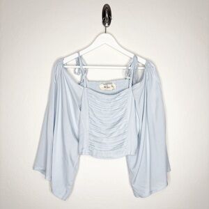 Jen’s Pirate Booty Primrose Top Blue Agave Size Small